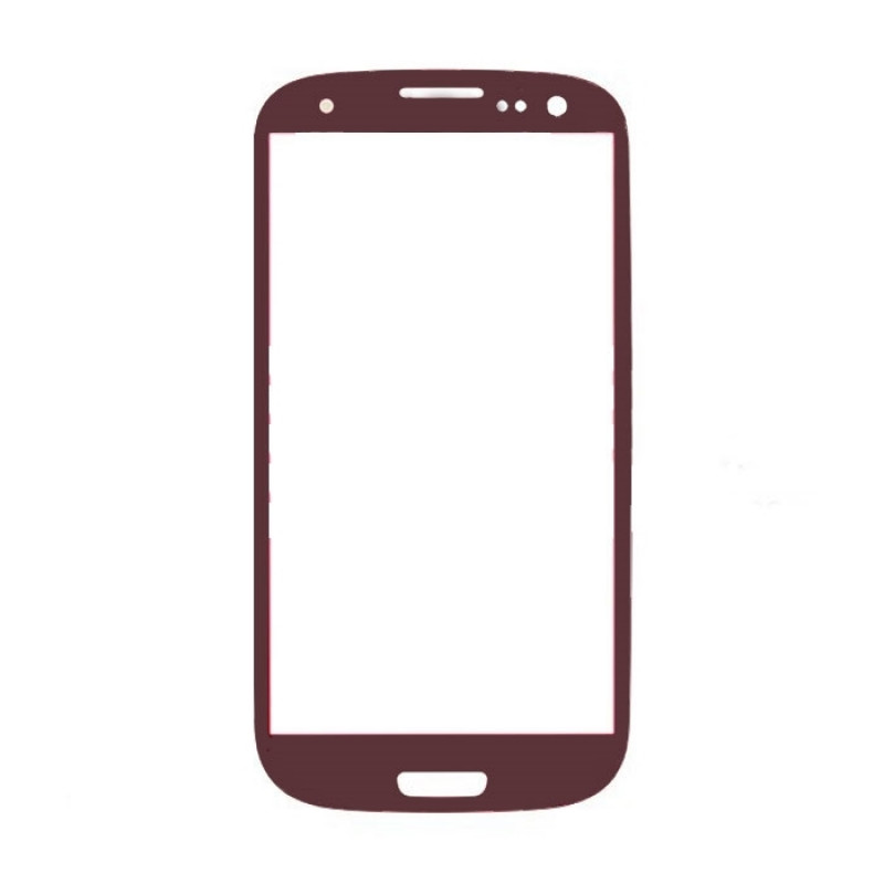 LCD Lens for Samsung Galaxy S3 i9300 - Color: Red