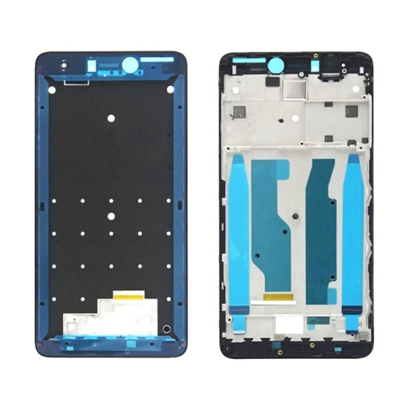 Front Frame LCD for Xiaomi Redmi Note 4X - Color: Black