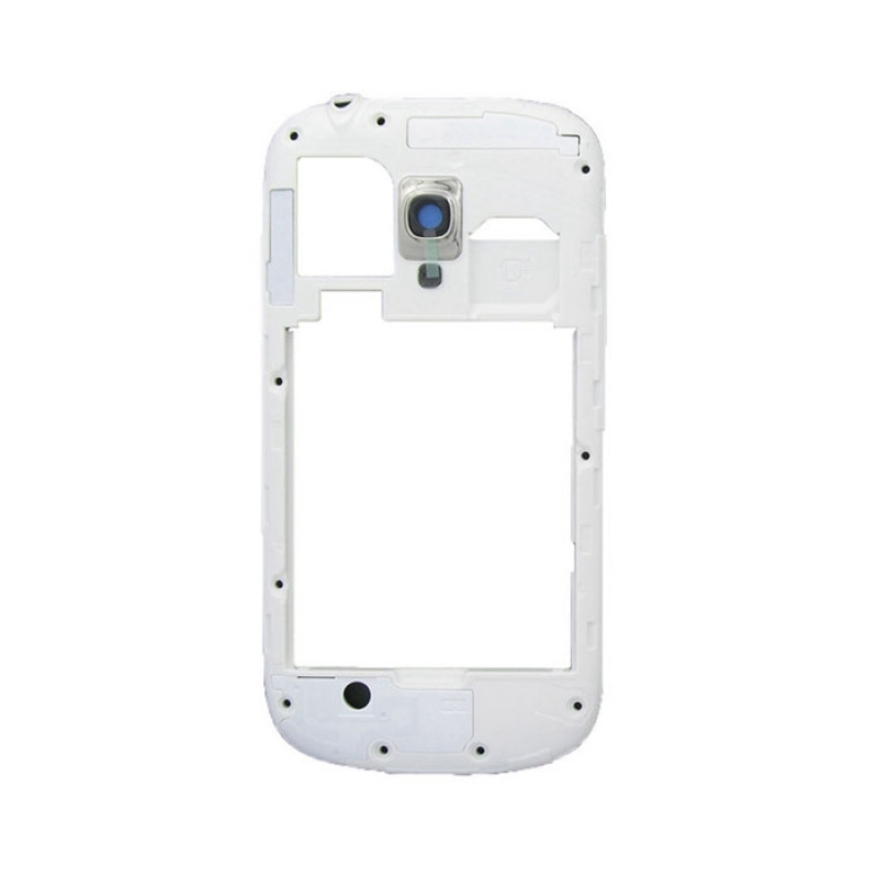 Middle Frame for Samsung Galaxy S3 Mini i8190 - Color: White