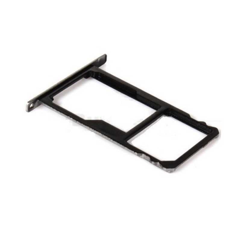 SIM Tray Dual SIM and SD for Huawei Honor 7 - Color:Black