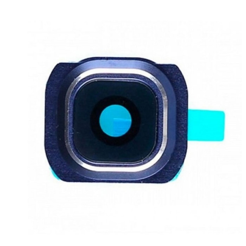 Camera Lens with Frame for Samsung Galaxy S6 Edge G925F - Color: Dark Blue