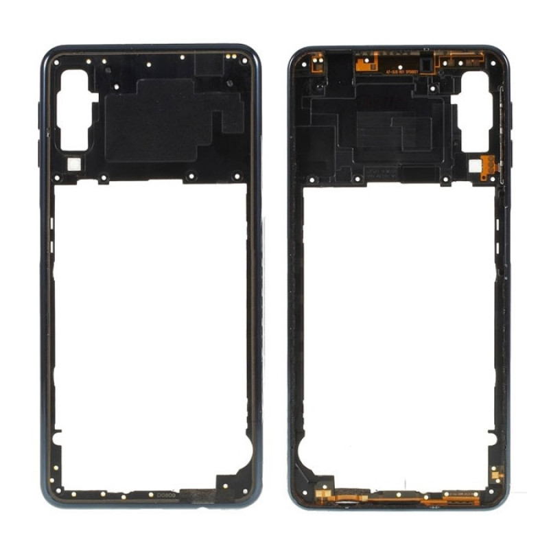 Middle Frame for Samsung Galaxy A7 2018 A750F - Color: Black