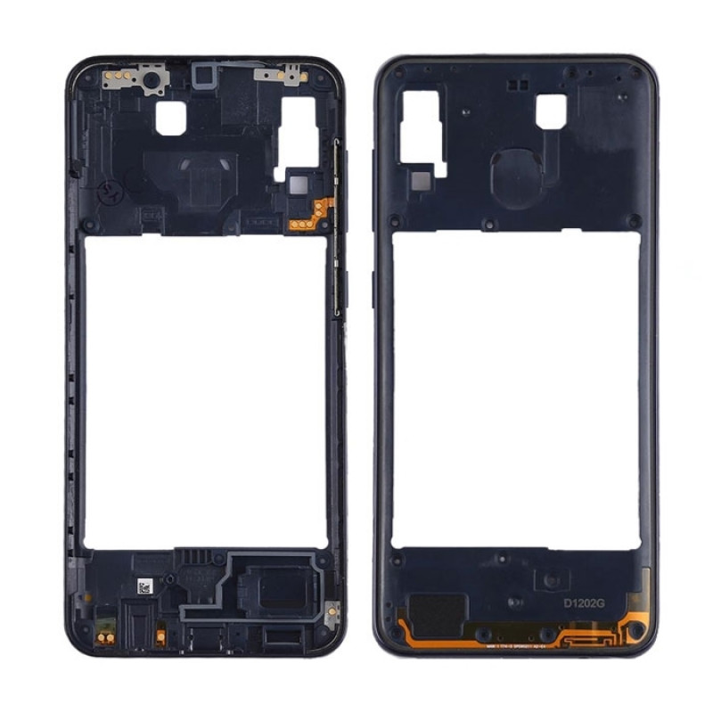 Middle Frame for Samsung Galaxy A20 2019 A205F - Color: Black