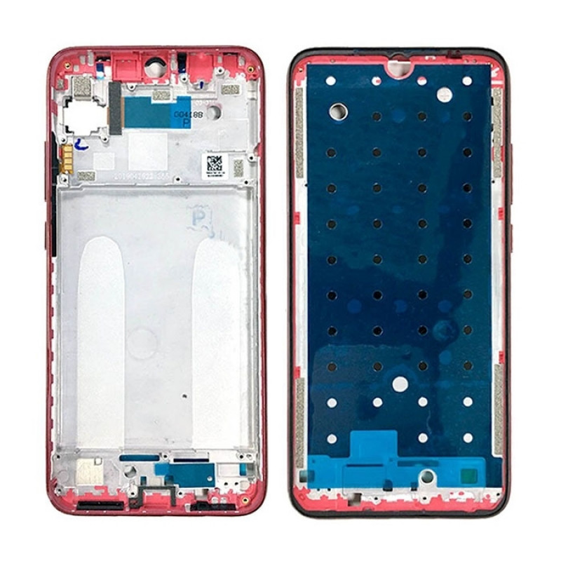 Front Frame LCD for Xiaomi Redmi Note 7 - Color: Red