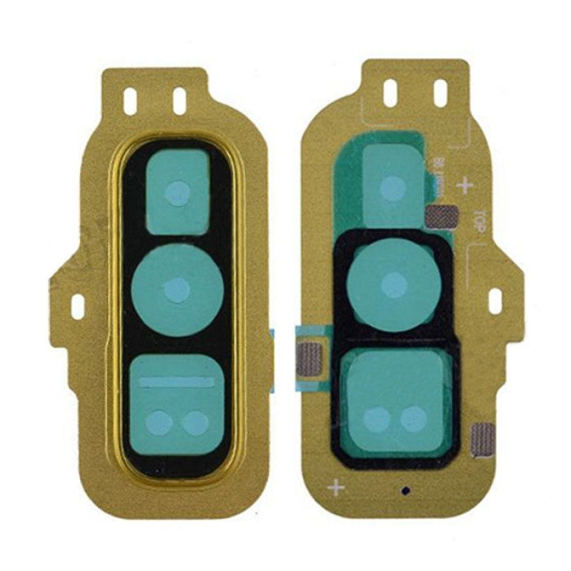 Camera Lens with Frame for Samsung Galaxy S10e G970 - Color: Yellow