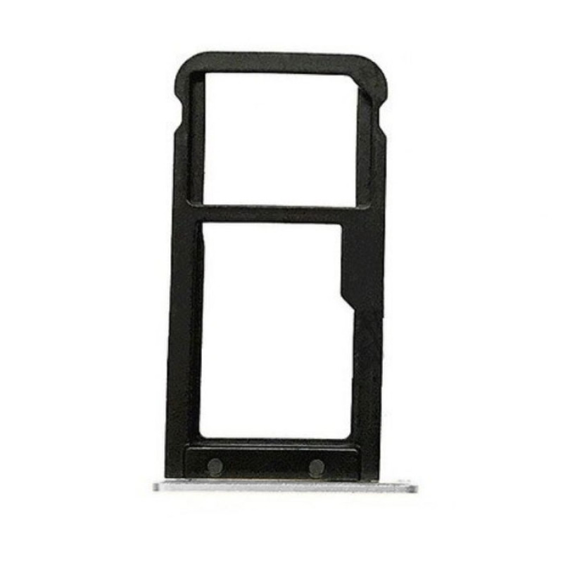 Single SIM and SD Tray for Huawei MediaPad M3 BTV-DL09 - Color: Silver