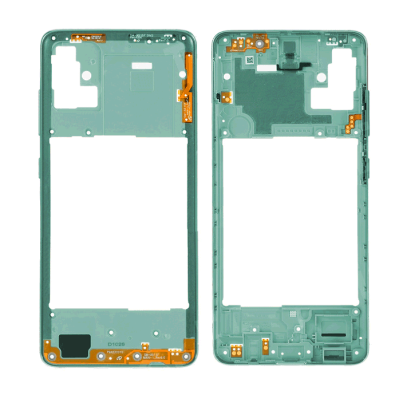 Middle Frame for Samsung Galaxy Α51 A515F - Color: Τurquoise