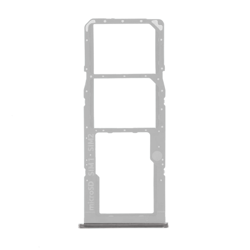 SIM Tray Dual SIM and SD for Samsung Galaxy A71 A715 - Color: Silver