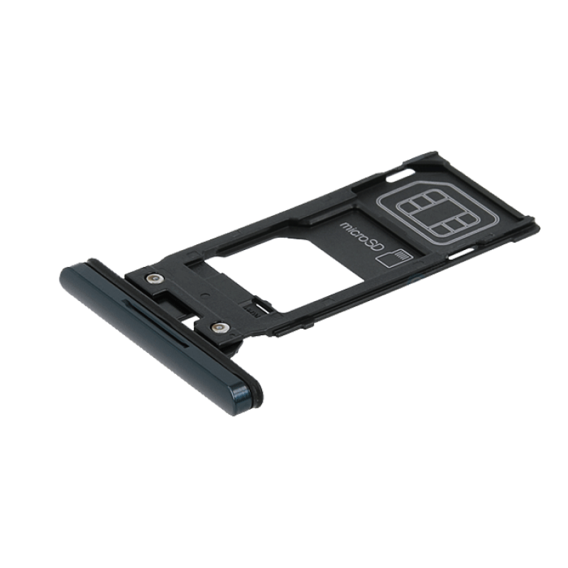 Single SIM Tray for Sony XZ2 - Color: Black