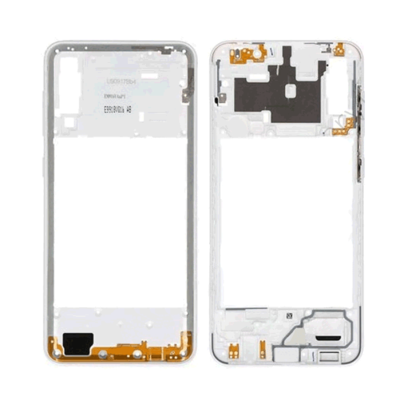 Middle Frame for Samsung Galaxy A30s A307F - Color: White