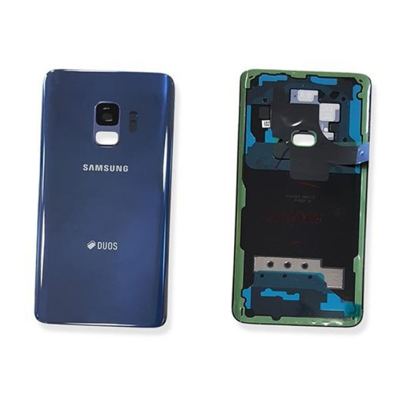 Γνήσιο Πίσω Καπάκι με Τζαμάκι Κάμερας για Samsung Galaxy S9 G960F  GH82-15875D - Χρώμα: Μπλε