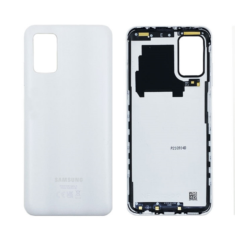 Original Back Cover for Samsung Galaxy A03s A037G (Service Pack) GH81-21267A - Colour: White