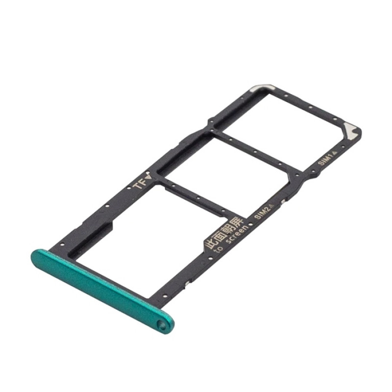 Dual SIM Tray for Huawei Y6p - Color: Green