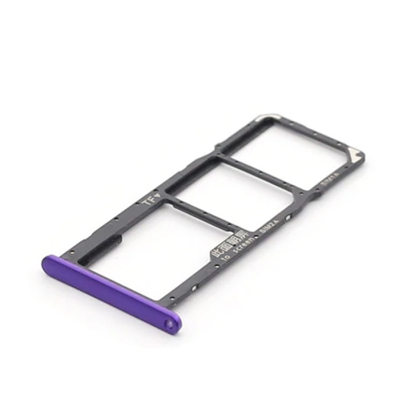 Dual SIM Tray for Huawei Y6p - Color: Purple