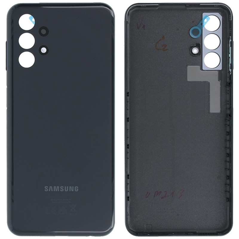 Original Back Cover for Samsung Galaxy A13 A135F (Service Pack) GH82-28387A - Color: Black