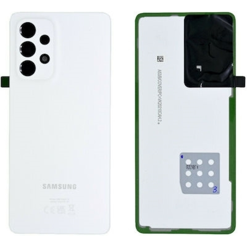 Original Back Cover for Samsung Galaxy A53 A536B (Service Pack) GH82-28017B - Color: White