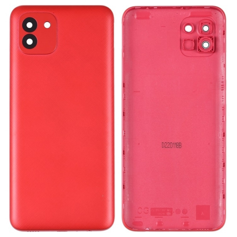 Back cover for Samsung Galaxy A03 A035G (Service Pack) GH81-21662A - Color: red