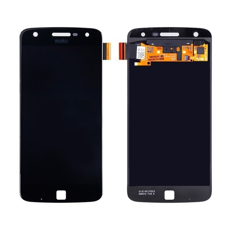 OLED LCD Complete Assembly for Motorola Moto Z Play XT1635 - Χρώμα: Μαύρο