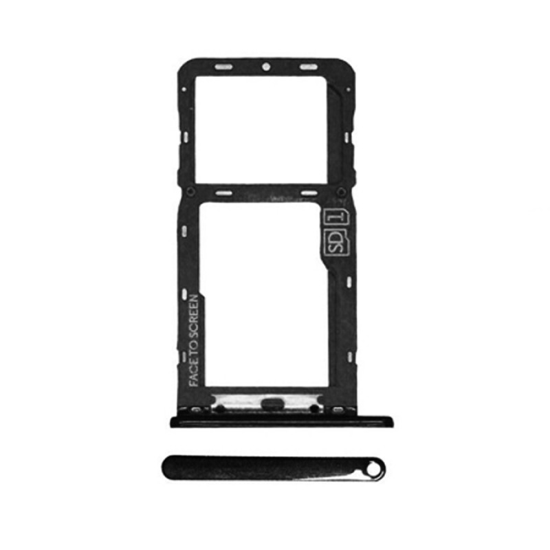 SIM Tray For Motorola Moto G7 Power - Color: Black