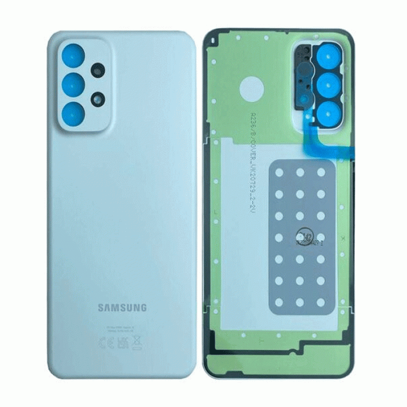 Original Back Cover for Samsung Galaxy A23 A236B GH82-29489C - Color: Blue