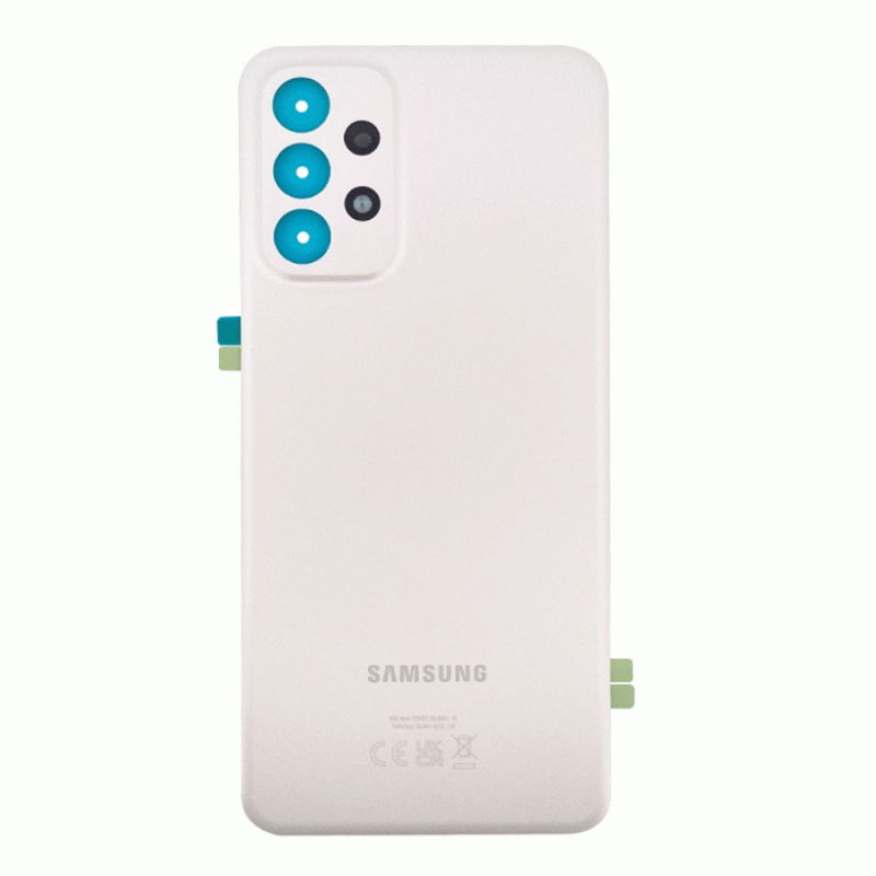 Original Back Cover for Samsung Galaxy A23 A236B GH82-29489B - Color: White