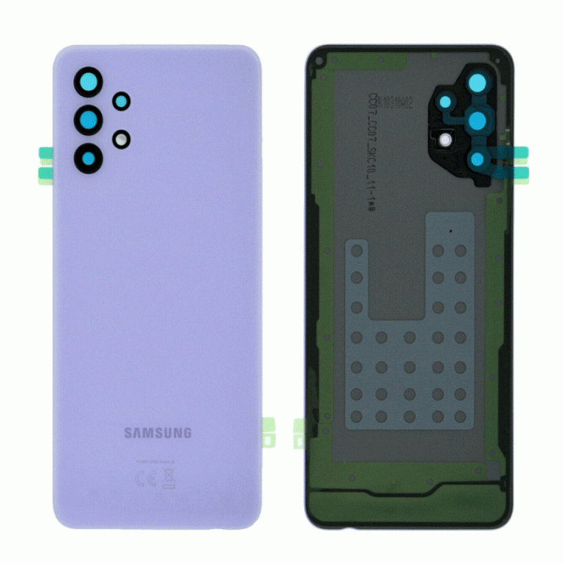 Original Back Cover for Samsung Galaxy A32 5G A326 SM-A326B GH82-25080D - Color: Lavender