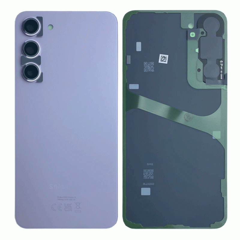 Original Back Cover for Samsung S916B Galaxy S23 Plus GH82-30388D - Color: Lavender