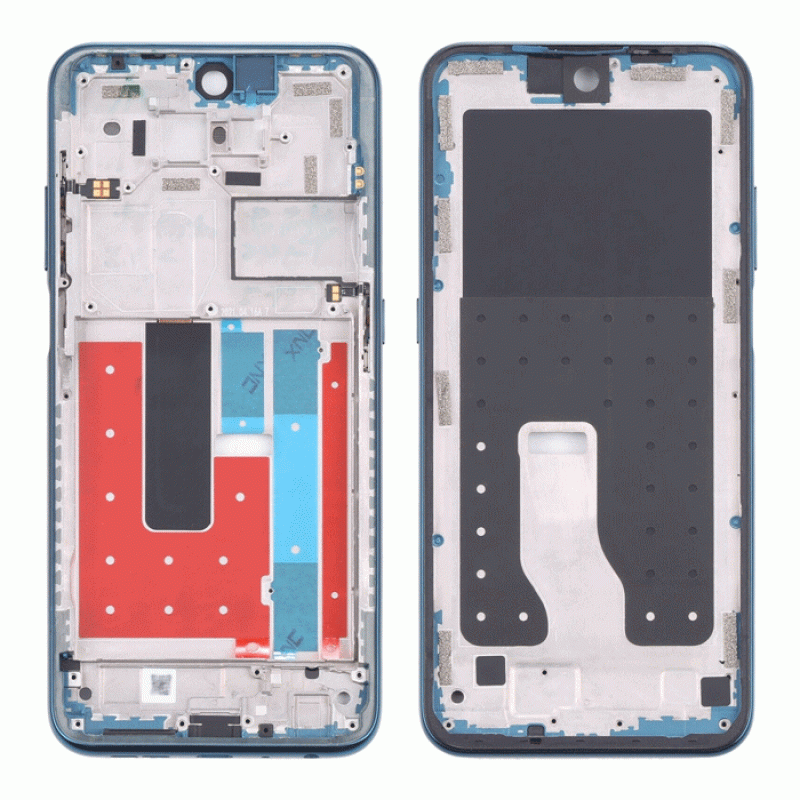 Middle Frame For Nokia X20 - Color: Blue