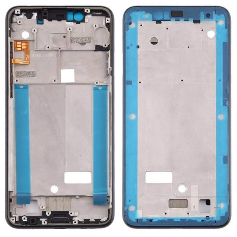 LCD Front Frame for Nokia 5.1 PLUS - Color: Black