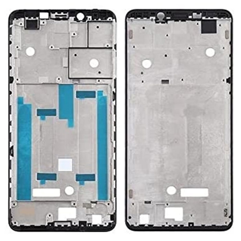 LCD Front Frame for Nokia 3.1 PLUS - Color: Black