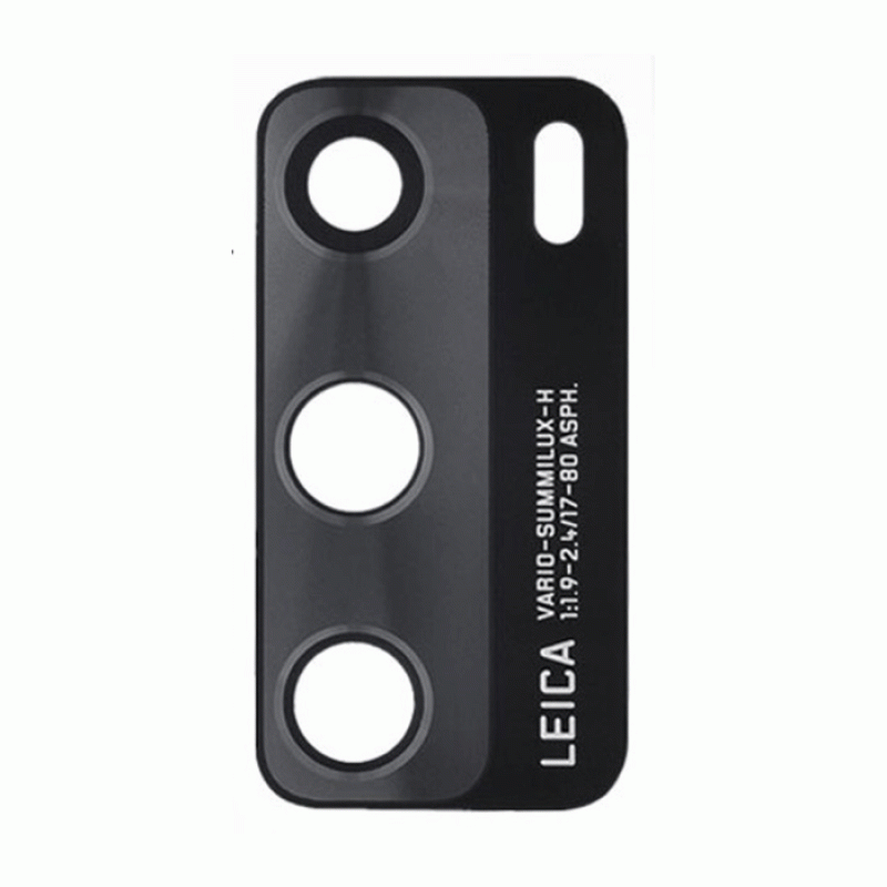 Camera glass for Huawei P40 - Color: Black