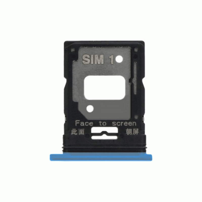 SIM Tray for Xiaomi MI 11 LITE 5G NE - Color: Blue