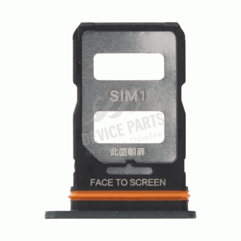 SIM Tray for XIAOMI 12T PRO 5G - Color: Black