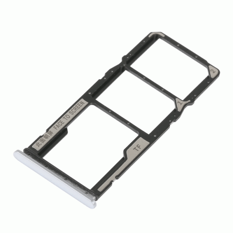 SIM Tray for Xiaomi REDMI 10A - Color: Silver