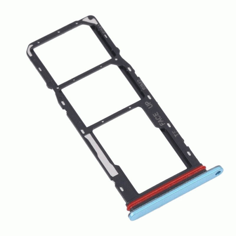 SIM Tray for Motorola E20 - Color: Blue