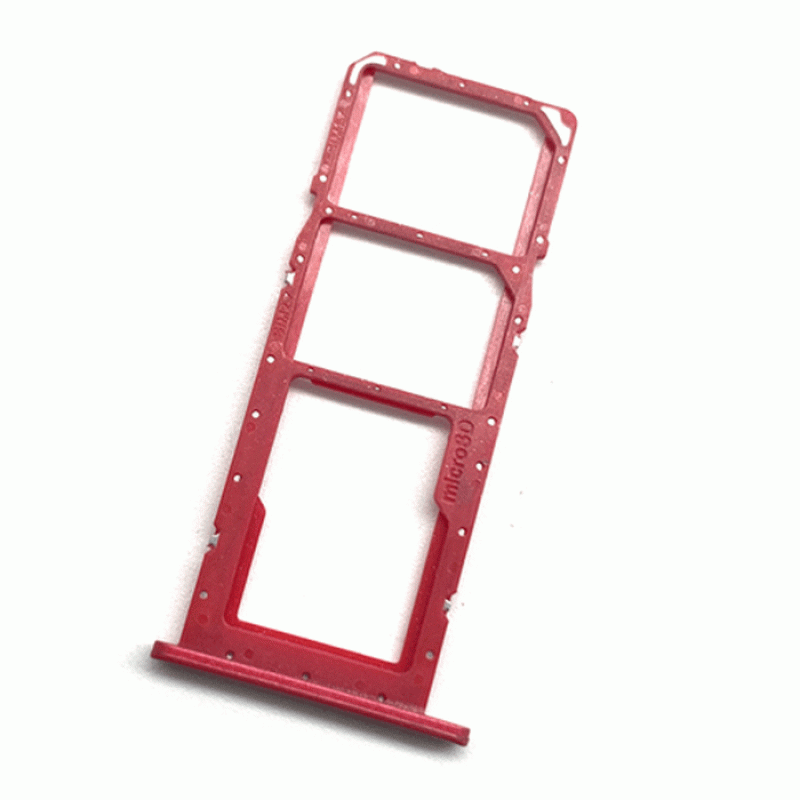 SIM Tray for Samsung Galaxy A035 - Color: Red