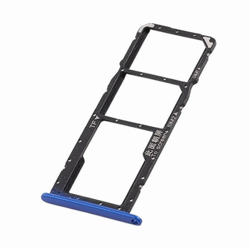 SIM Tray for Huawei HONOR X8 - Color: Blue