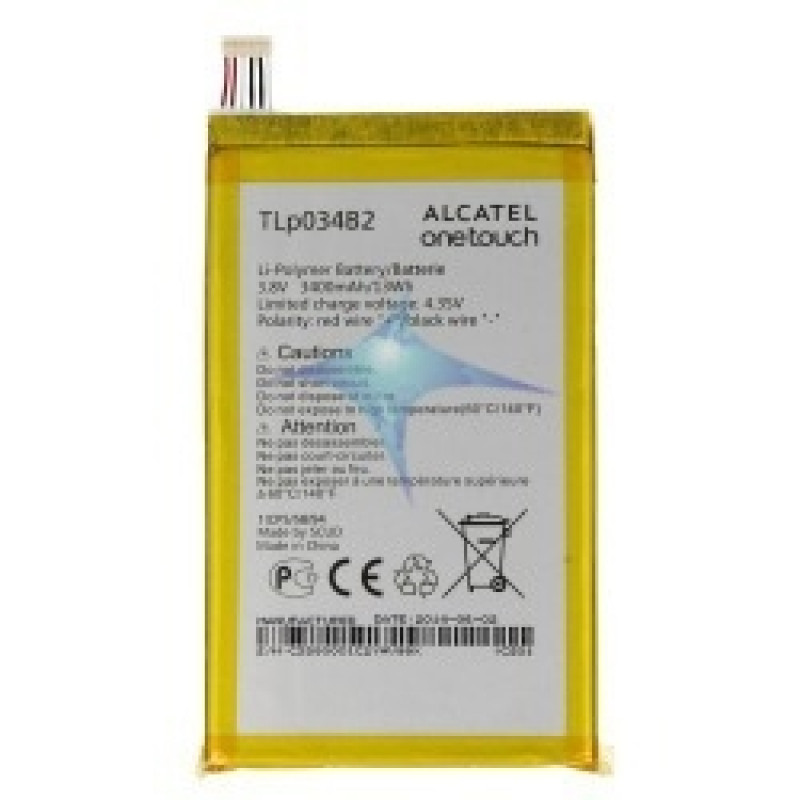 Battery Alcatel TLp034B2 for POP S9 7050Y RIO 6 - 3400 mAh