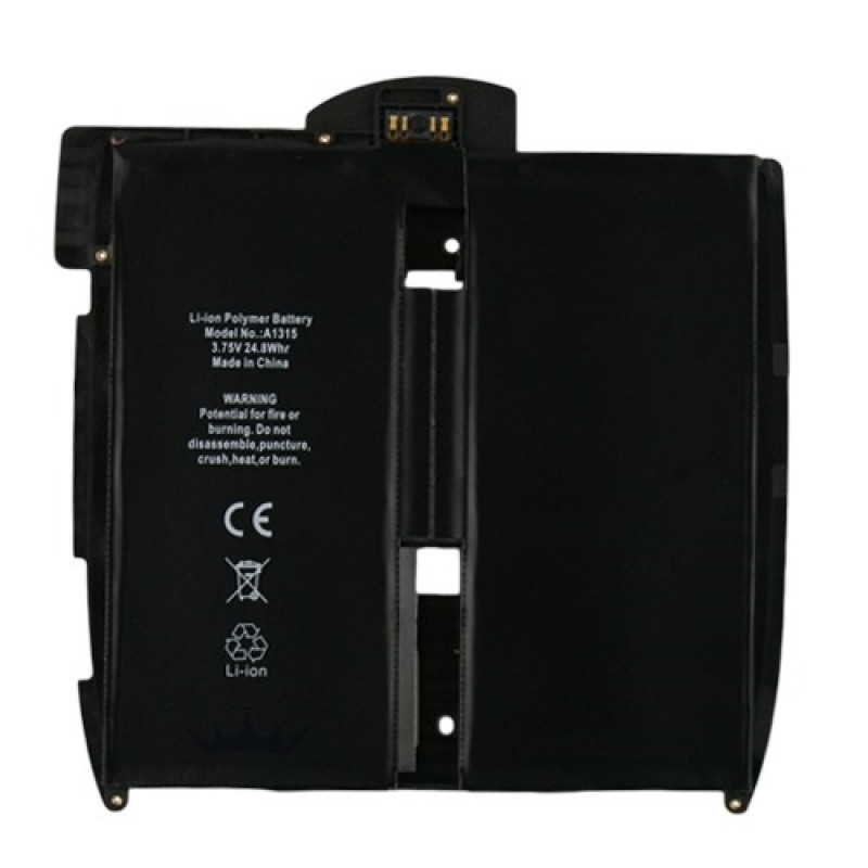 Compatible Battery with Apple iPad 1  (APN:616616-0477/0478/0565/0447 A1337/A1219) - Li-Ion 3.75V 6600mAh