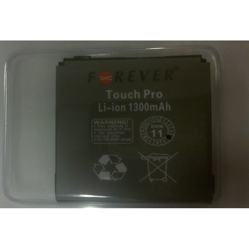 Battery Forever BA E270 for HTC Touch Pro , XDA Diamond Pro - 1300mAh