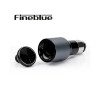 Bluetooth Fineblue F-458 Wireless Earphone with Car Charger - Color: Silver