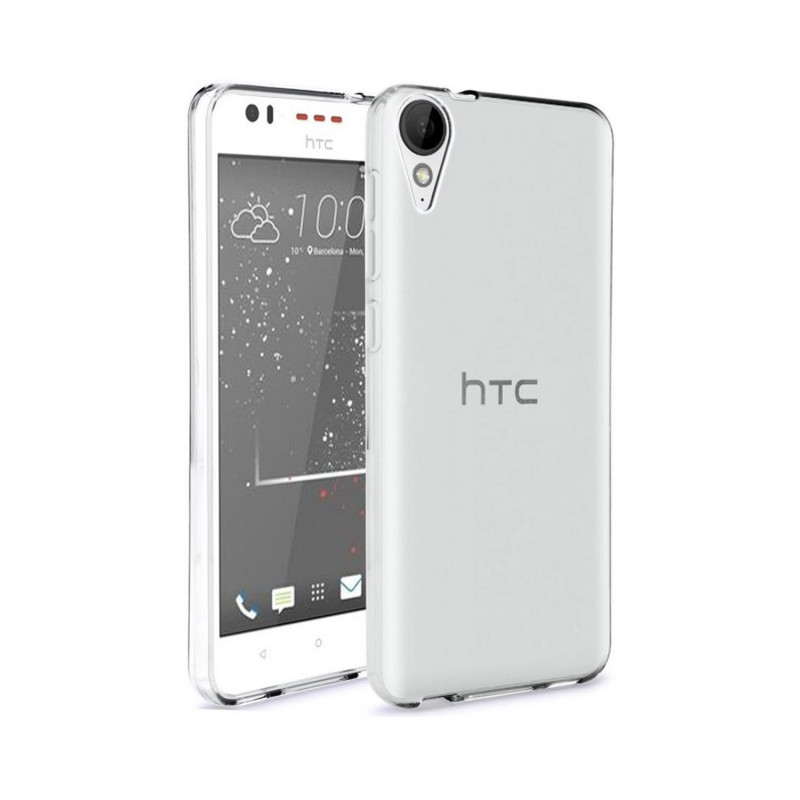 Back Cover Silicone Case for HTC Desire 826 - Color: Clear