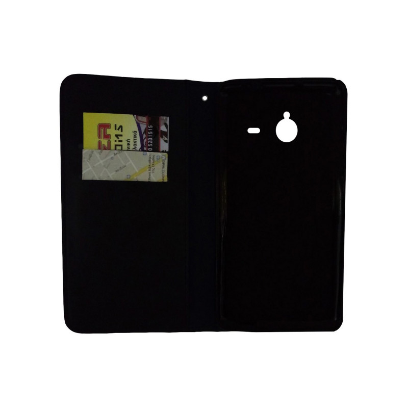 Book Case for Nokia Lumia N640XL - Color: Black