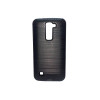 Back Cover Bumper MetaliC Look Case for LG (X210) K7 - Color: Black