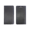 Book Case Smart Magnet for ZTE V8 - Color: Black