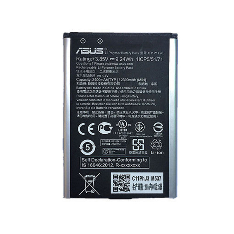 Battery Asus C11P1428 for Zenfone2 Laser ZE500KL ZE500KG 2400mAh