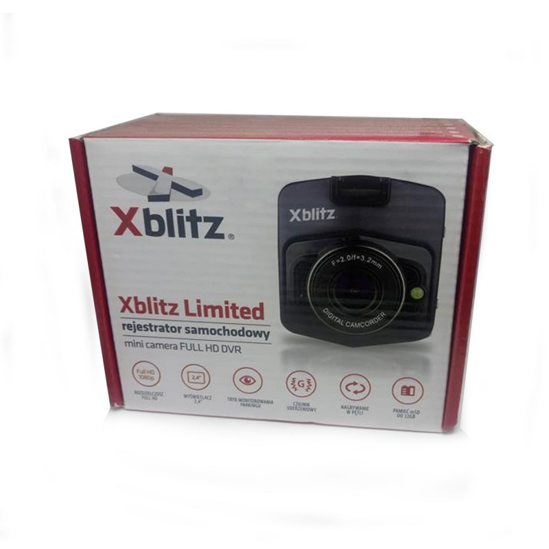 Xblitz Limited Driving Recorder FullHd 1080P DVR camera