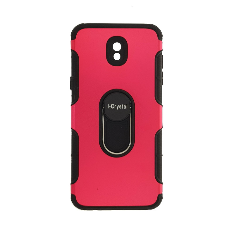 Back Cover I-Crystal Case for Samsung J530F Galaxy J5 2017 - Color : Red