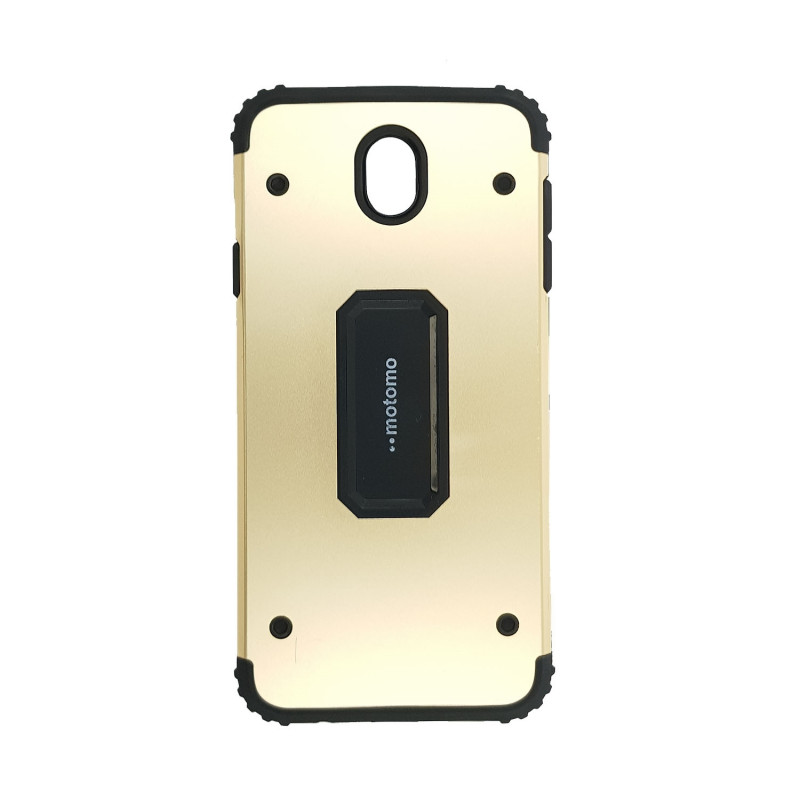 Back Cover Motomo Shockproof Metal Case for Samsung J730F Galaxy J7 2017 - Color : Gold