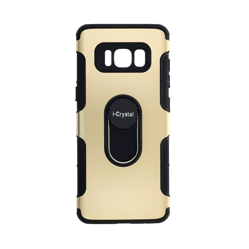 Back Cover I-Crystal Case for Samsung G950F Galaxy S8  - Color : Gold